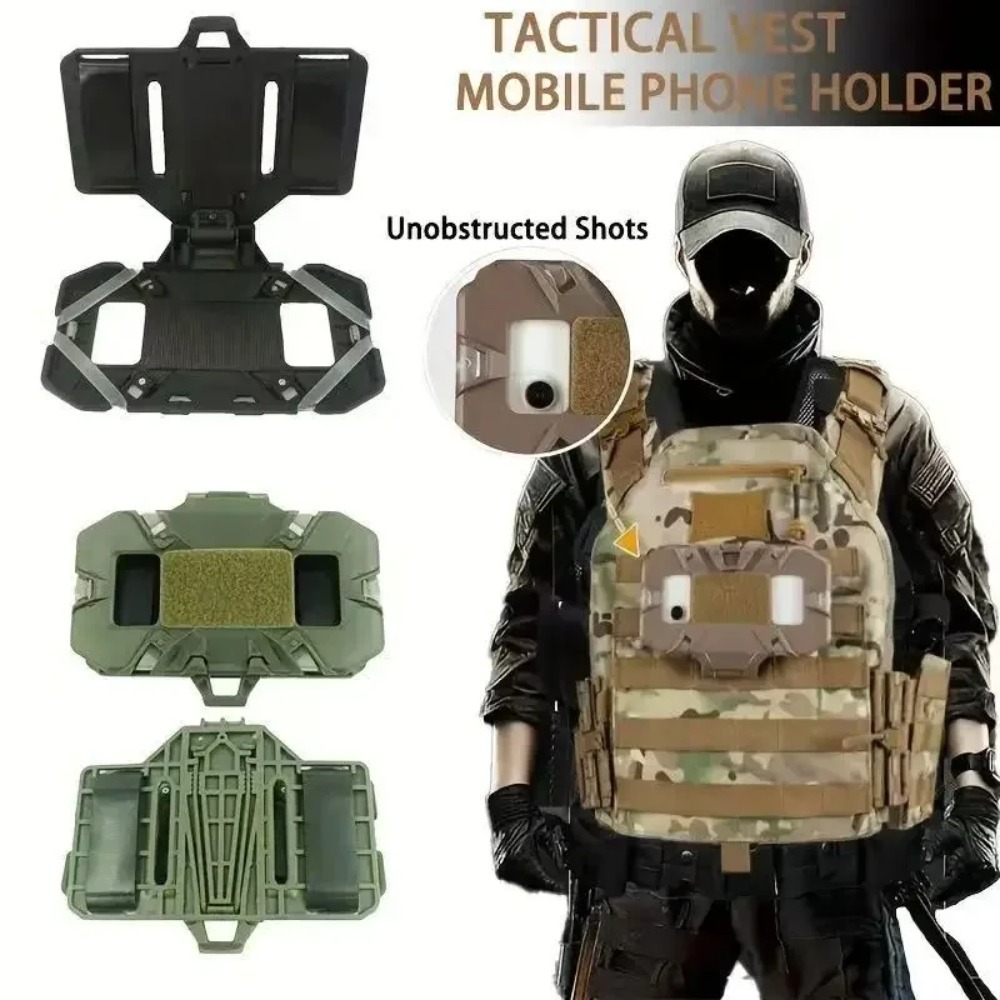 Mobile Tech Accessories - Soporte Táctico Plegable para Teléfono Móvil