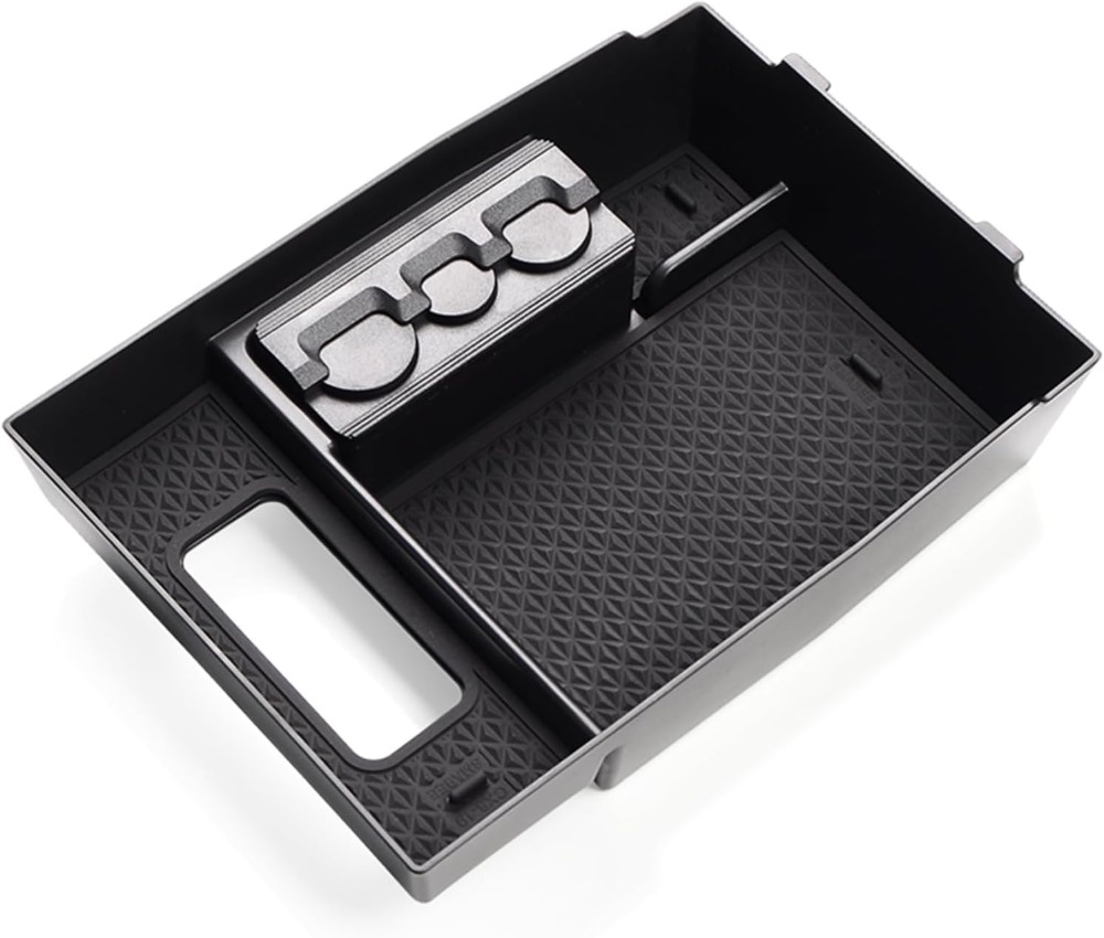 Tech Car Accessories - Caja de almacenamiento para reposabrazos Central