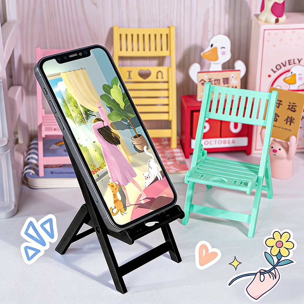 Kawaii Tech Accessories - Mini Soporte Plegable para Teléfono, Soporte