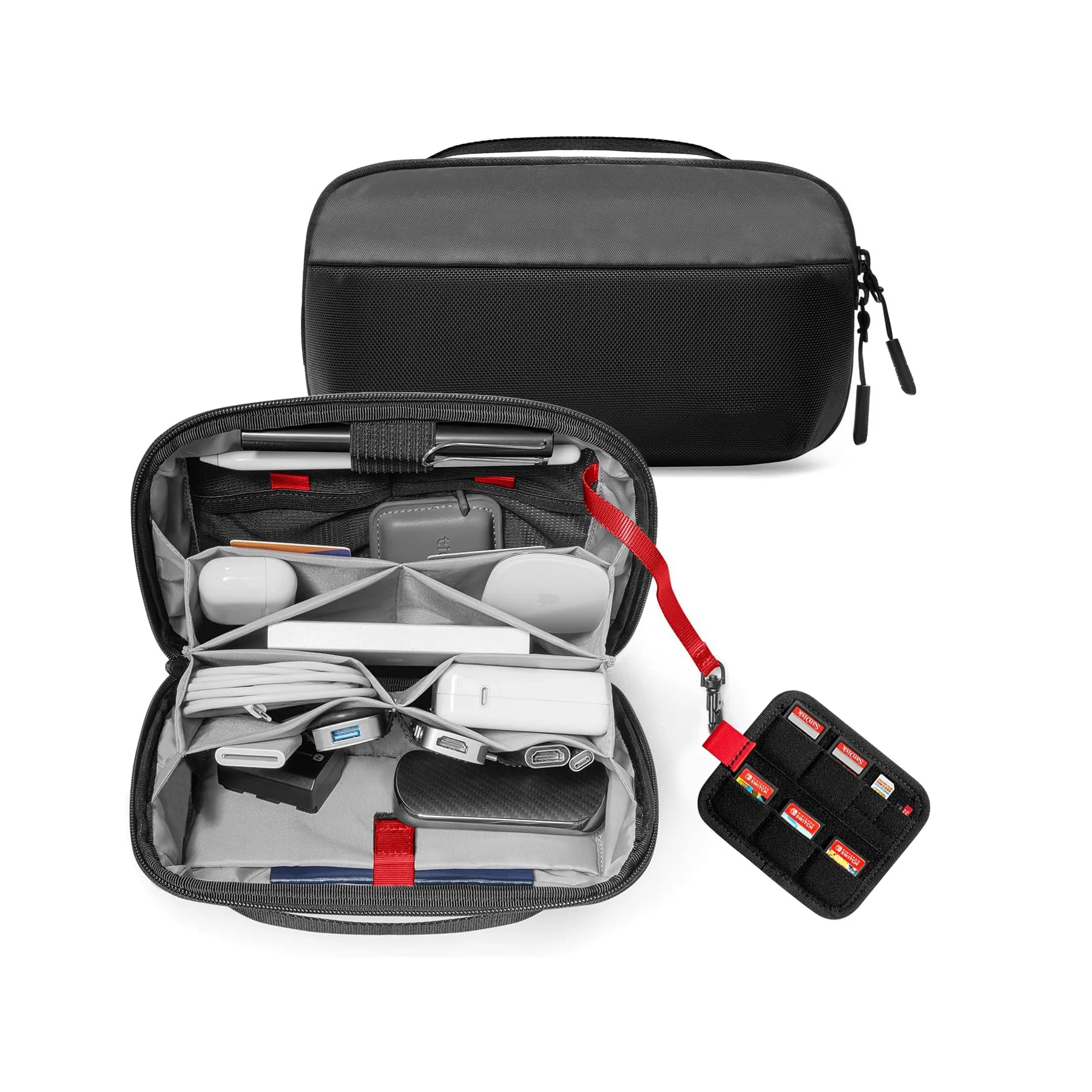 Tech Accessories Case - Estuche Organizador de Accesorios Electrónicos, Resistente