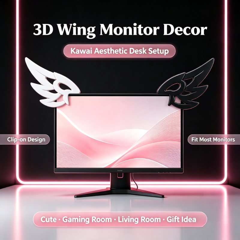 Decoración de Alas 3D Kawaii p - Kawaii Tech Accessories reseña y precio